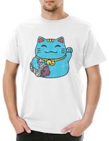 Maneki Neko III Herren T-Shirt Winkekatze Maneki-neko Manekineko Winkende Katze XL