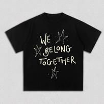 Harry Styles We Belong Together Graphic T Shirt For Unisex Unisex Retro Pop Star Streetwear Cotton Oversized Tee S