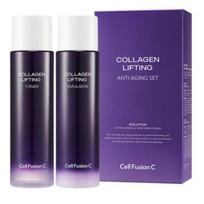 Cell Fusion C Collagen Firming Anti-Aging Skincare Set | Toner 150ml + Emulsion 150ml