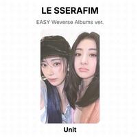 LE SSERAFIM EASY Weverse Albums ver. Official Photocard Unit 05