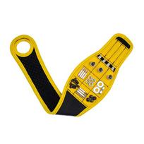 Strong Magnetic Wristband - 9 Powerful Magnets Holds Nails Screws | Adjustable Tool Wrist Strap Portable Workshop Accessory geltona