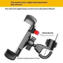 360° Rotatable Motorcycle Bike Phone Stand Stable Adjustable Anti-shake Mount for 4-7 Inch Phones Mountain Road Cycling