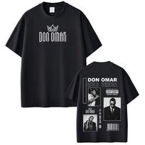 Rapper Don Omar Album Print TShirts Unisex Unisex Fashion Gothic Punk TShirts ShortSleeved Loose Casual Cotton HipHop TShirts S