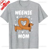 Dachshund Mom Mummy Mama Mum Mommy Mothers Day Mother TShirt Unisex Unisex Summer Cotton Printed TShirt Casual Clothes S