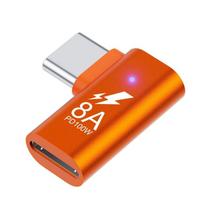 Travel Friendly Lightn to USB C Charger Adapter PD100w Fast Charging Data Transfer Metal Construction for Home Office 1 oranžinė
