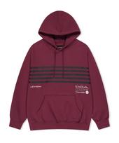 Yes Ic Tenga X Y.E.S Stripe Hoodie Burgundy Xl