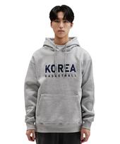 Burger Bitter Korea National Embroidered Logo Hoodie_Melange Black/Xl
