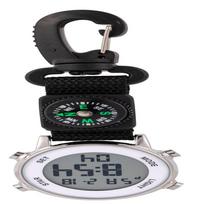 Sportswear Accessories Nylon Strap Pocket Watch Fashion Simple Quartz Movement Glass Mirror Hanging Watch