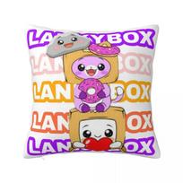 Cute Loki Fox Square Pillowcase Lanky Cartoon Cushion Cover Fun Polyester Decorative Seat Pillowcase 30x30cm smėlis