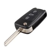 3 mygtukų sulankstomas automobilių rakto korpusas Hyundai I20 I30 Ix35 Picanto Sportage KTY Car Key Case juoda