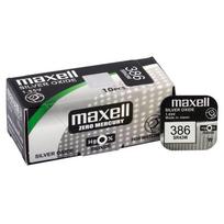 386 baterijos 1,55V Maxell sidabro oksidas SR43SW pakuotėje po 1 vnt.