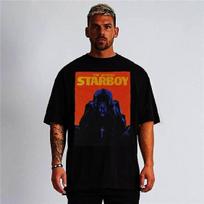 THE WEEKND STARBOY RAP HIP HOP MARŠKINĖLIAI VYRIŠKI DYDŽIAI Unisex Marškinėlis XXXXL