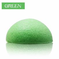 Veido valymo kempinė Konjac Konnyaku Exfoliator Valomoji kempinė veido priežiūros makiažo įrankiai žalia