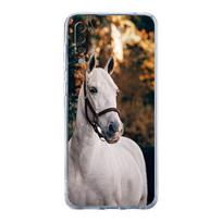 Bėgantis arklys gyvūnas telefono dėklas Samsung Galaxy A52 A50 A70 A10 A30 A40 A20S A20E A02S A12 A22 A72 A32 5G A04s skaidrus dangtelis Samsung A22
