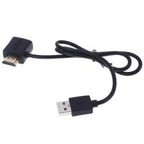 50 cm USB 2.0 Hdmi adapterio ilgintuvo maitinimo jungties laidas