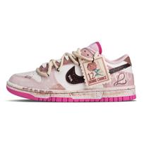 Nike Dunk Heartbeat Echo Slip Resistant Abrasion Resistant Slip Resistant Abrasion Resistant Low top Skateboard Shoes HQ1181-661(Team691-) 36.5