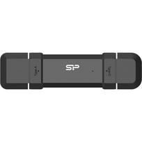 Silicon Power DS72 USB atmintinė SP250GBUC3S72VPK, 250GB, 1050MB/s, 850MB/s, USB Type-A / USB Type-C, juoda