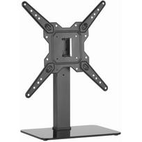 Gembird TVS-D55S-01 televizoriaus stovas, 23" - 55", juodas, 430mm, 609mm, 40kg, VESA 100x100mm iki 400x400mm