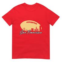 Football Outline Of Your City San Fran Tshirt S
