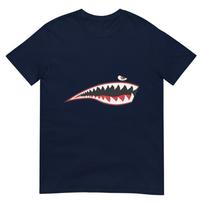 Shark Teeth P40 Warhawk Nose Art Wwii Ww2 Airplane Vintage Tshirt S