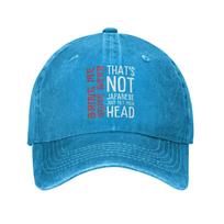Men Women This Is Not Japanese Turn Your Head Cap Headwear Baseball Caps Casual Trucker Hats Adjustable 1pc