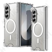 Case for Samsung Galaxy Z Fold 7 6 5 4 3  transparent Shock with soft Tpu Silicone Magnetic MagSafe  Thin Anti-shock Case Samsung Z Fold 3