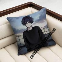 Genshin Impact Wanderer Scaramouche Throw Pillow Case Sham 45x45cm 40x40cm Square Car Pillowcase Pad Cushion Cover 30x30cm