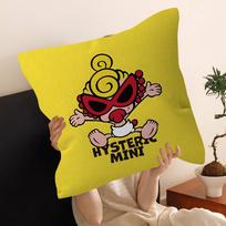 Japan brand H-Hysteric M-Mini logo Pillow Covers Cartoon Sofa Decorative Home Double-sided Printing Cute Cushion Cover 30x30cm