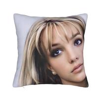 Singer Britney Spears Pillow Cover Merchandise Soft Cushion Cover Gift  Throw Pillow Case Cover Living Room Multi-Size 30×30cm