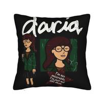 Sick Sad World Pastel Darias 90s MTV Beavis Square Pillow Case  Cushion Covers Customized Decor Pillowcase for Sofa 45x45cm 40x40cm