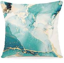 Azure Geometric Print Decorative Cushion Cover Home Decor Pillow Cover Living Room Sofa Decorative Cushion Cover 40x40cm