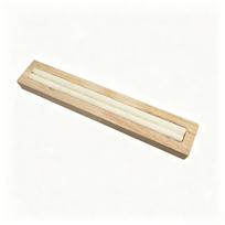 Wood Ring Display Stand Velvet High End Ring Holder Soft Lining Minimalism Jewelry Organizer Tray Photography Display