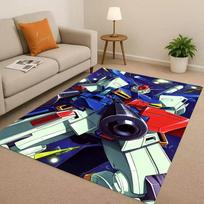 HD Gundam Animacinis Robotas Kalėdinė Dovana Kalėdinė Svetainė Neslystanti Kiliminė Danga Kilimas Miegamajam Sofai,Namų Durų Kilimėlis Vaikams 40x60cm( 15x23in )