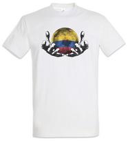 Colombia Football Magic Ball T-Shirt colombian Soccer Flag World Championship XXXXL