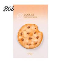 Clear Print Stick Notes Note Pads, Funny Toast Bread Cookie Cheese Design Cute Notepad, 30 Sheets/Pad Self Memo Pad for Home Office Notebook Bookmarks D