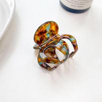 Small Pumpkin Grab Clip Hollow Out Retro Mini Hair Claw  Hair Accessories style17