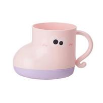 Cute Shoe Shape Brush Cup Patchwork Student Mouthwash Cup Couple Toothbrush Cup  Home Use rožinė