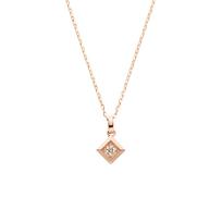 Vendome Aoyama Necklace K10PG Brown Diamond AJAN165440BB [Official]