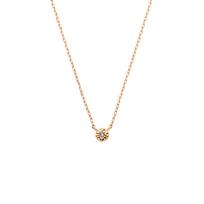 Vendome Aoyama K10PG Brown Diamond Necklace AJAN164540BB [Official]