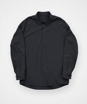 210 Edit Wrinkle-Free Semi-Overfit Silky Shirt_Zd2Sh020_Cha Cha/105