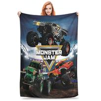 Patogus Monster Jam Grave Digger pledas Prekės Patalynė Dekoratyvinis Pledas Mėtomas Itin minkštas aksomas Lauko 130x150cm