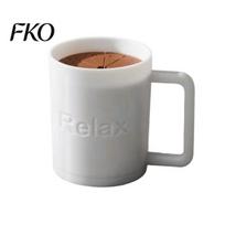 Spill Effect Coffee Cup Prank 3D-Printed Fidget, Realistic Desk Spiral Stress Relief Sensory Ball Alternative Toy, Gift for Adults Office Home Lovers,