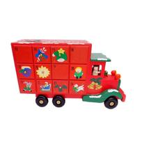 Christmas Truck Advent Calendar - Day Countdown Calendar with Surprises for Holiday One Size