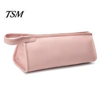 Hair Curler Set Organizer Dryer Storage Bag High Capacity Waterproof Portable Faux Leather for Dyson rožinė