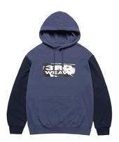 Sur Weave Color Combination Hoodie / Purple L