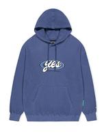 Yes Ic Y.E.S Waffle Hoodie Smoky Blue Smoky Blue/L