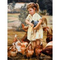 Full Drill Diamond Painting Animal Cross Stitch Cock Handmade Home Decoration Art 20X30CM