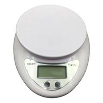 5kg/1g Nešiojamos Skaitmeninės Maisto Svarstyklės LED Elektroninės Svarstyklės Pašto Maisto Balansas Svorio Matavimas Virtuvinės LED Elektroninės Maisto Svarstyklės 5Kg balta