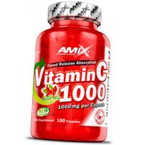 Vitaminas C su erškėtuogių ekstraktu, Vitamin C 1000, Amix Nutrition 100 kaps. (36135003) 100caps