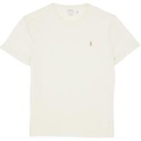 Polo Ralph Lauren Solid Color Crew Neck Fitted Straight Cut Short Sleeve T-Shirt Men tops Light-Brown 710671438-350 M